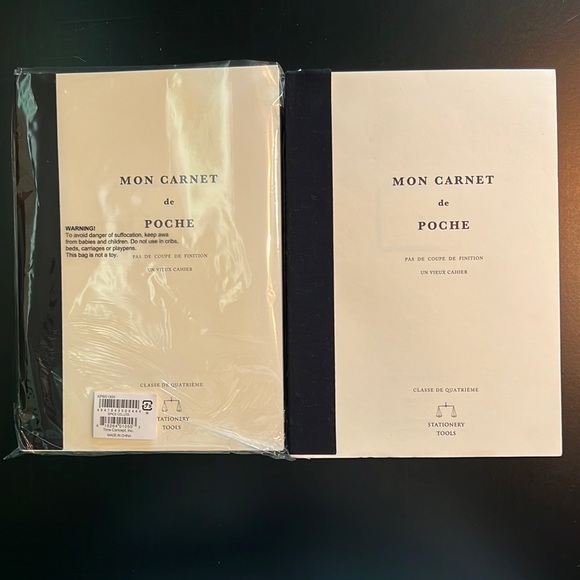 large paper cover, canvas spine “rough” notebook-288 pages-line/grid/plain-NWT - Picture 3 of 13